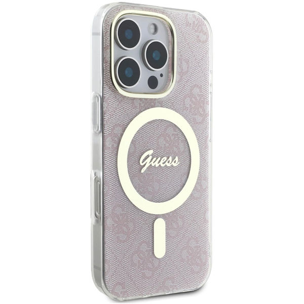 Guess - IML 4G MagSafe (GUHMP16XH4STP) - iPhone 16 Pro Max - Pink