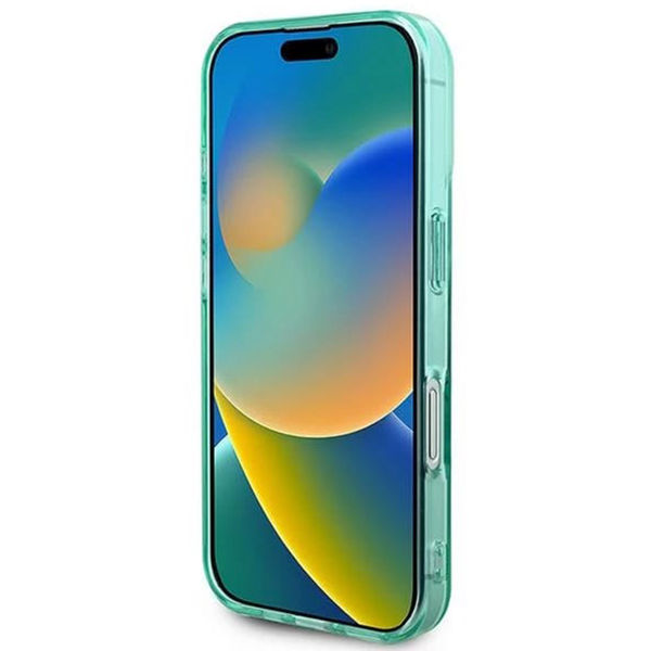 Guess - IML Rhinestones MagSafe (GUHMP16MPFTDTEN) - iPhone 16 Plus - Green