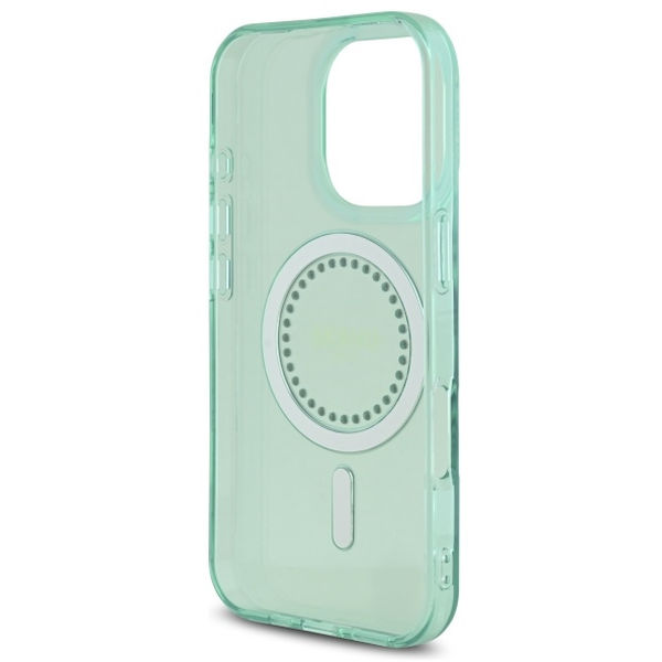 Guess - IML Rhinestones MagSafe (GUHMP16XPFTDTEN) - iPhone 16 Pro Max - Green