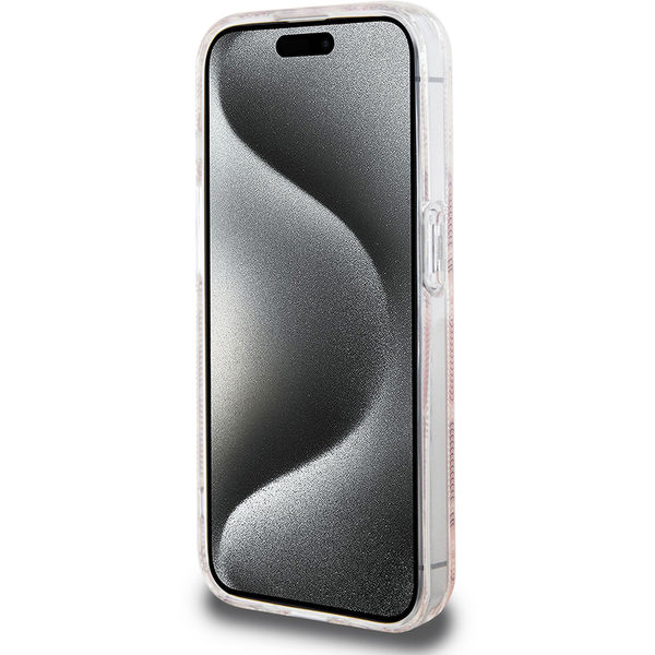 Guess - IML GCube MagSafe (GUHMP15LHGCUSTGP) - iPhone 15 Pro - Pink