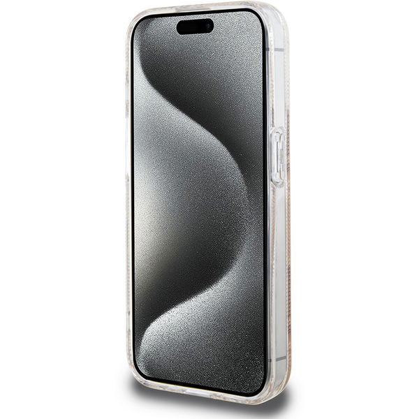 Guess - IML GCube MagSafe (GUHMP15LHGCUSTGW) - iPhone 15 Pro - Brown