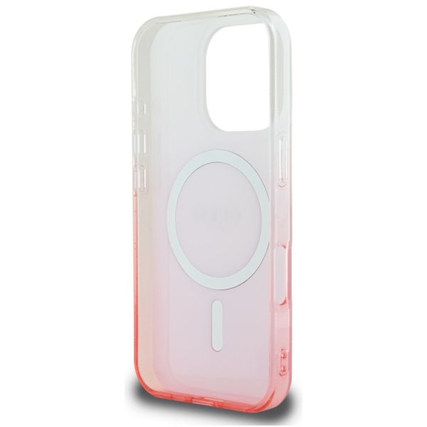 Guess - IML Glitter Gradient MagSafe (GUHMP16LHGRCELP) - iPhone 16 Pro - Pink