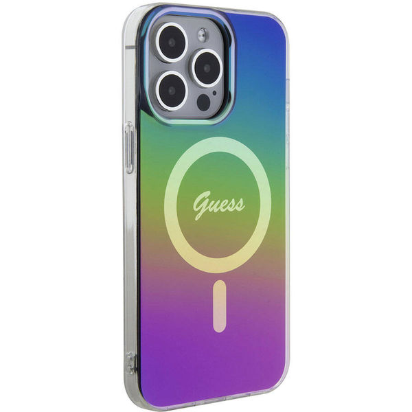 Guess - IML Iridescent MagSafe (GUHMP15LHITSK) - iPhone 15 Pro - Rainbow