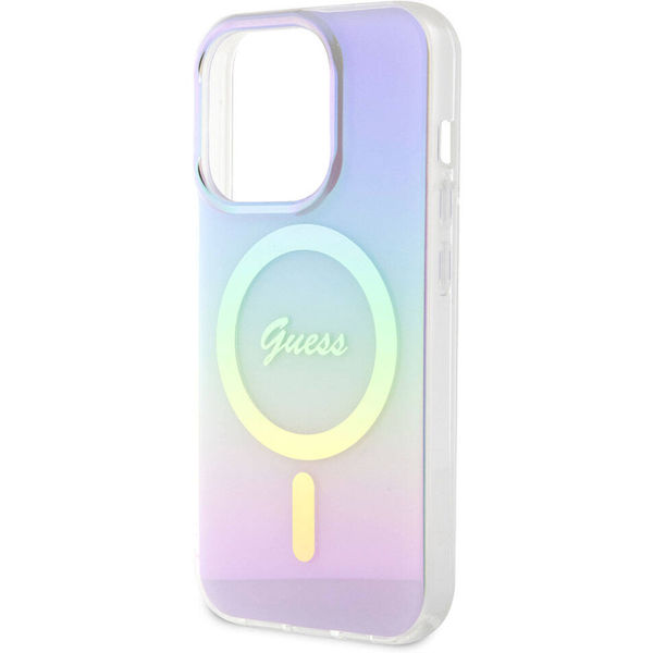 Guess - IML Iridescent MagSafe (GUHMP15LHITSU) - iPhone 15 Pro - Purple