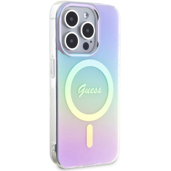 Guess - IML Iridescent MagSafe (GUHMP15LHITSU) - iPhone 15 Pro - Purple