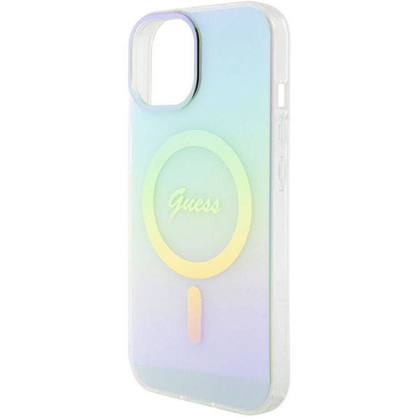 Guess - IML Iridescent MagSafe (GUHMP15MHITSQ) - iPhone 15 Plus - Turquoise