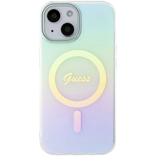 Guess - IML Iridescent MagSafe (GUHMP15MHITSQ) - iPhone 15 Plus - Turquoise