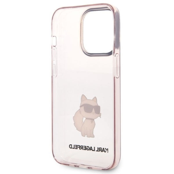 Karl Lagerfeld - Hardcase (KLHCP14XHNCHTCP) - iPhone 14 Pro Max - Pink Ikonik Choupette
