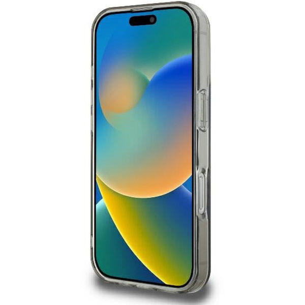 Guess - IML Flowers Wreath MagSafe (GUHMP16LHFWFCK) - iPhone 16 Pro - Black