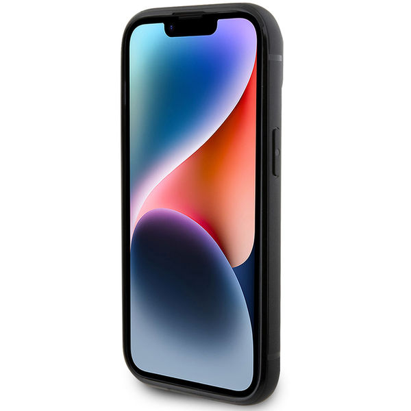 Karl Lagerfeld - Hardcase Rhinestone (KLHCP15SHDSPLK) - iPhone 15 - Logo Metal Plate