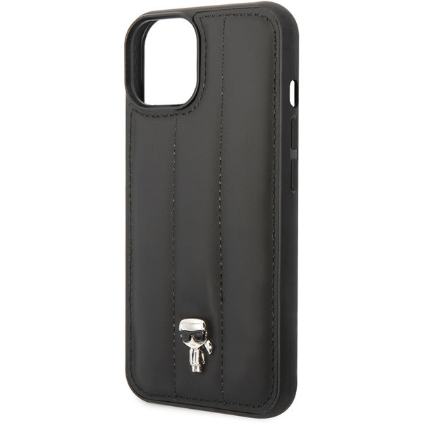 Karl Lagerfeld - Hardcase Leather Puffy (KLHCP14MPSQPK) - iPhone 14 Plus - Ikonik Pin