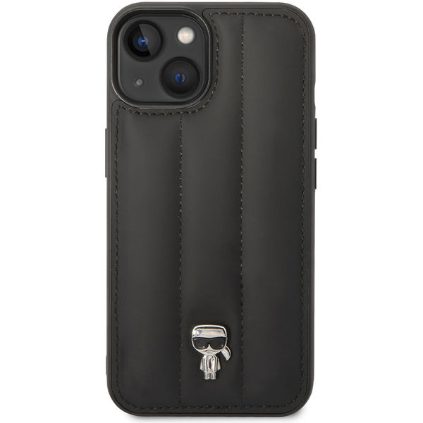 Karl Lagerfeld - Hardcase Leather Puffy (KLHCP14MPSQPK) - iPhone 14 Plus - Ikonik Pin