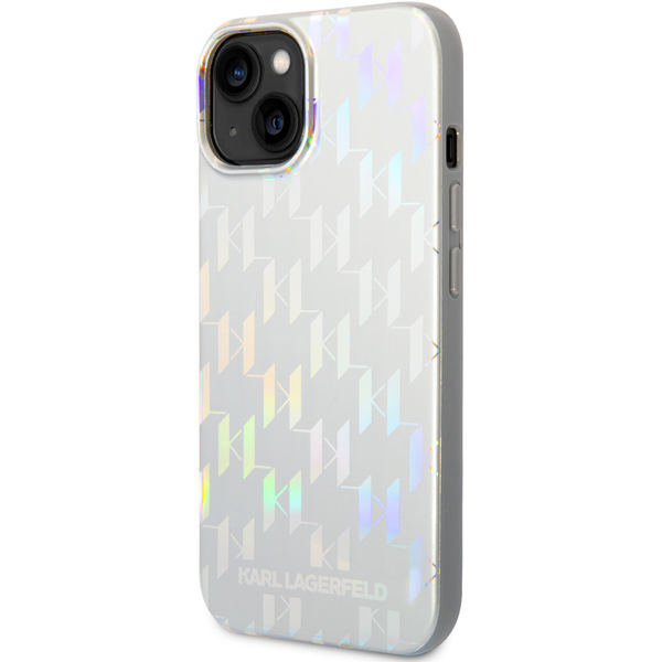 Karl Lagerfeld - Hardcase Monogram (KLHCP14MLGMMSV3) - iPhone 14 Plus - Iridescent