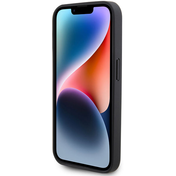 Karl Lagerfeld - Hardcase Leather Monogram (KLHCP15XPKLPKLK) - iPhone 15 Pro Max - Hot Stamp Metal Logo