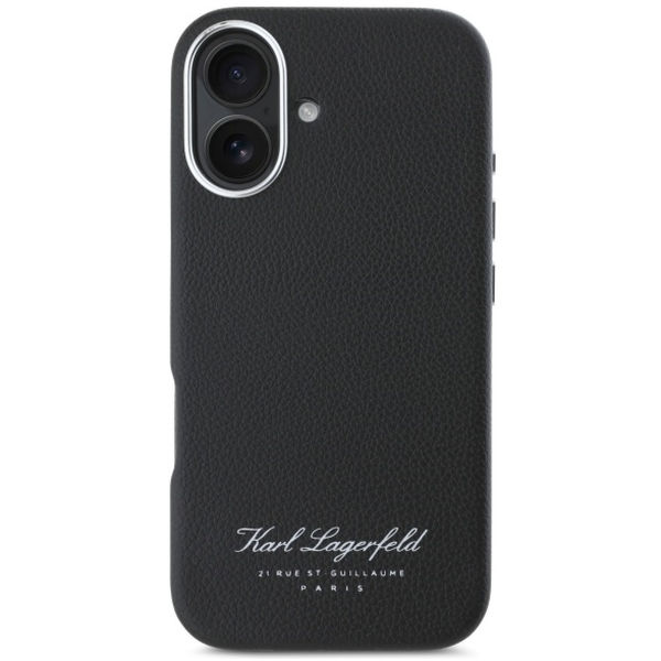 Karl Lagerfeld - Hardcase Leather Hotel (KLHCP16SPGWCMKHK) - iPhone 16 - RSG