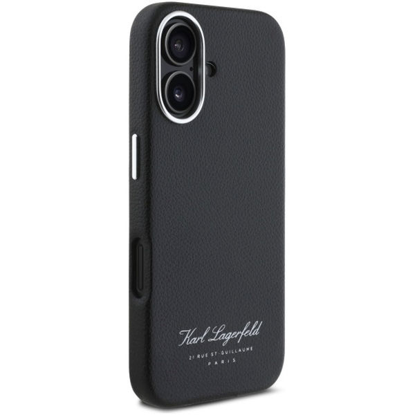 Karl Lagerfeld - Hardcase Leather Hotel (KLHCP16SPGWCMKHK) - iPhone 16 - RSG