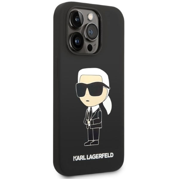 Karl Lagerfeld - Silicone MagSafe (KLHMP14LSNIKBCK) - iPhone 14 Pro - Ikonik