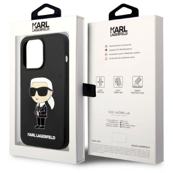 Karl Lagerfeld - Silicone MagSafe (KLHMP14LSNIKBCK) - iPhone 14 Pro - Ikonik