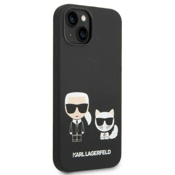 Karl Lagerfeld - Silicone Liquid MagSafe (KLHMP14MSSKCK) - iPhone 14 Plus - Karl&Choupette