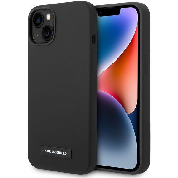 Karl Lagerfeld - Silicone MagSafe (KLHMP14MSLMP1K) - iPhone 14 Plus - Plaque
