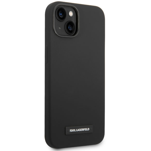 Karl Lagerfeld - Silicone MagSafe (KLHMP14MSLMP1K) - iPhone 14 Plus - Plaque