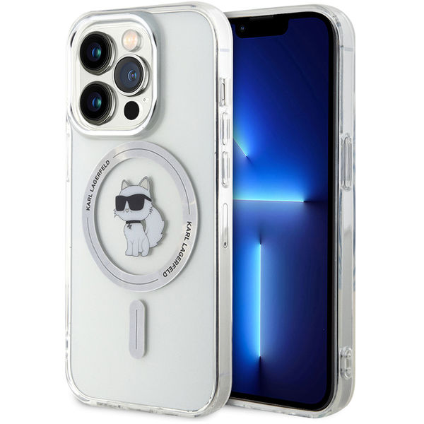 Karl Lagerfeld - IML MagSafe (KLHMP14LHFCCNOT) - iPhone 14 Pro - Transparent Choupette