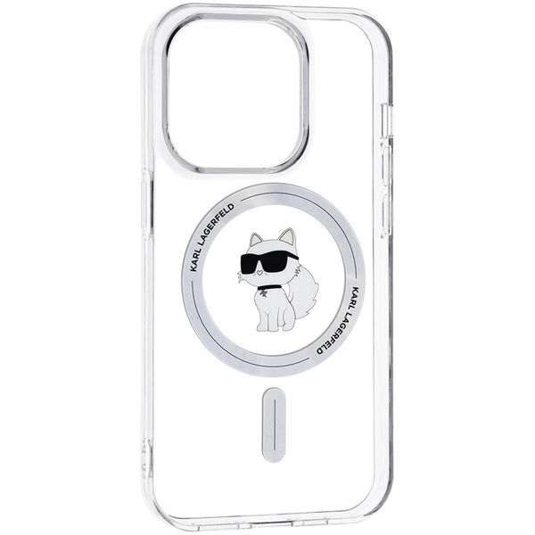 Karl Lagerfeld - IML MagSafe (KLHMP14LHFCCNOT) - iPhone 14 Pro - Transparent Choupette