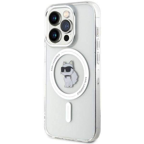Karl Lagerfeld - IML MagSafe (KLHMP14LHFCCNOT) - iPhone 14 Pro - Transparent Choupette