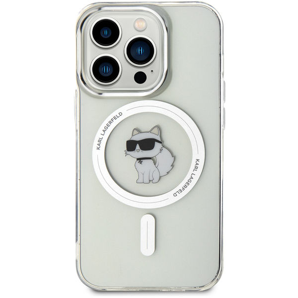 Karl Lagerfeld - IML MagSafe (KLHMP14LHFCCNOT) - iPhone 14 Pro - Transparent Choupette