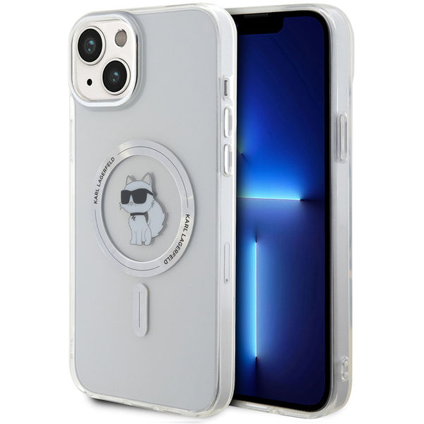 Karl Lagerfeld - IML MagSafe (KLHMP15MHFCCNOT) - iPhone 15 Plus - Transparent Choupette