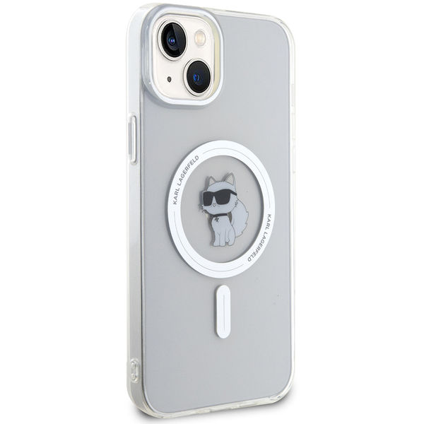 Karl Lagerfeld - IML MagSafe (KLHMP15MHFCCNOT) - iPhone 15 Plus - Transparent Choupette