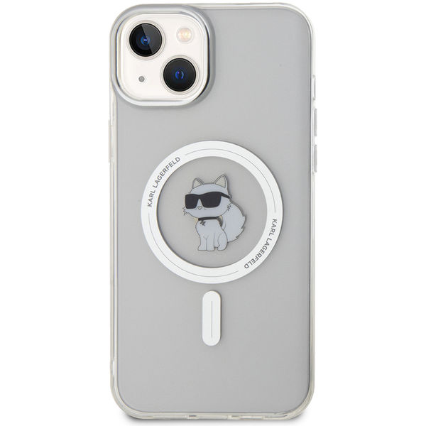Karl Lagerfeld - IML MagSafe (KLHMP15MHFCCNOT) - iPhone 15 Plus - Transparent Choupette