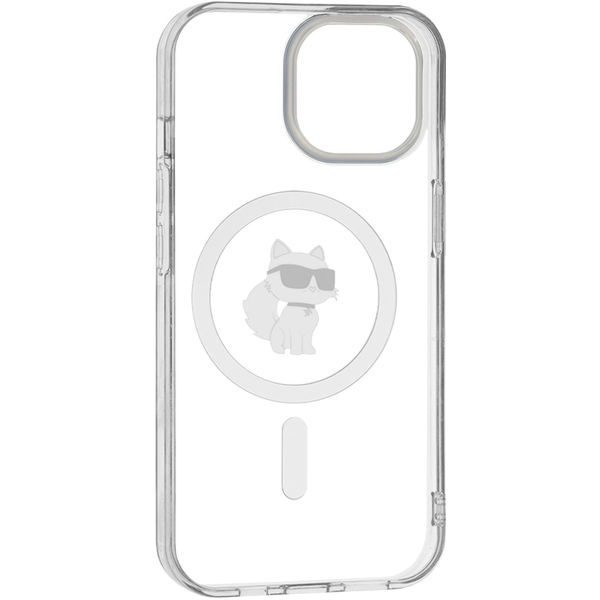 Karl Lagerfeld - IML MagSafe (KLHMP15SHFCCNOT) - iPhone 15 - Transparent Choupette