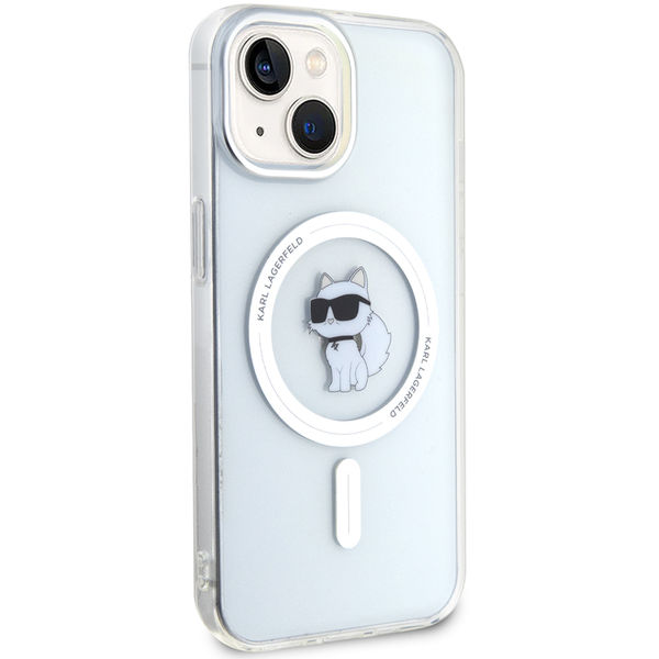 Karl Lagerfeld - IML MagSafe (KLHMP15SHFCCNOT) - iPhone 15 - Transparent Choupette