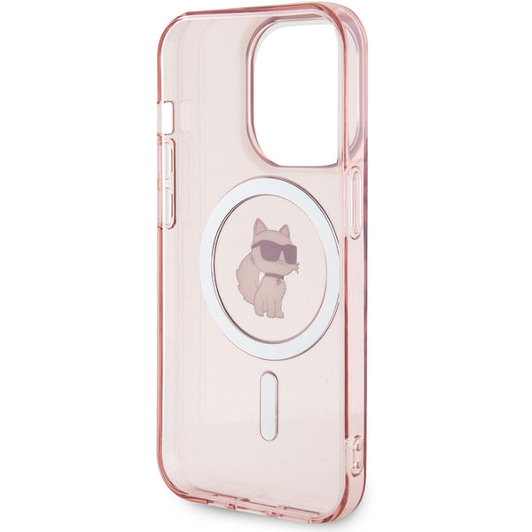 Karl Lagerfeld - IML MagSafe (KLHMP15XHFCCNOP) - iPhone 15 Pro Max - Pink Choupette