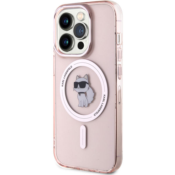 Karl Lagerfeld - IML MagSafe (KLHMP15XHFCCNOP) - iPhone 15 Pro Max - Pink Choupette