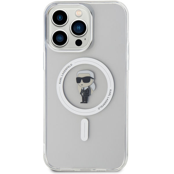 Karl Lagerfeld - IML MagSafe (KLHMP15XHFCKNOT) - iPhone 15 Pro Max - Transparent Ikonik