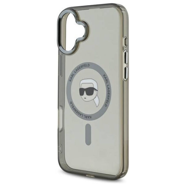 Karl Lagerfeld - IML MagSafe (KLHMP16MHLSKIK) - iPhone 16 Plus - Karl`s Head