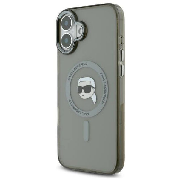 Karl Lagerfeld - IML MagSafe (KLHMP16MHLSKIK) - iPhone 16 Plus - Karl`s Head