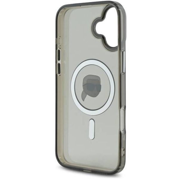 Karl Lagerfeld - IML MagSafe (KLHMP16MHLSKIK) - iPhone 16 Plus - Karl`s Head