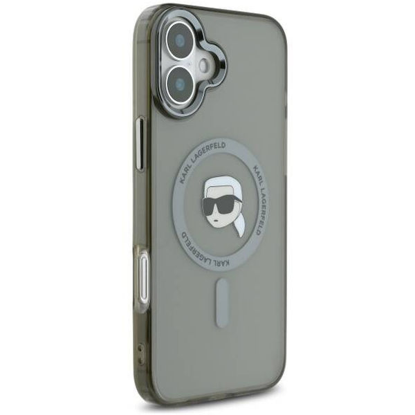 Karl Lagerfeld - IML MagSafe (KLHMP16MHLSKIK) - iPhone 16 Plus - Karl`s Head