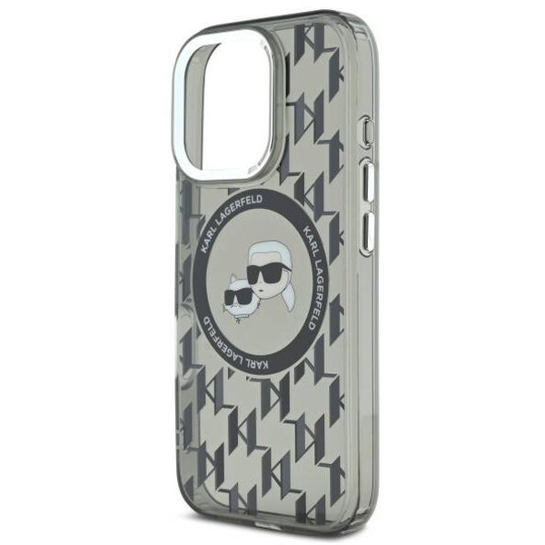 Karl Lagerfeld - IML MagSafe (KLHMP16XHMCKMHK) - iPhone 16 Pro Max - Monogram Karl&Choupette Head