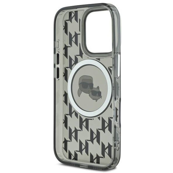 Karl Lagerfeld - IML MagSafe (KLHMP16XHMCKMHK) - iPhone 16 Pro Max - Monogram Karl&Choupette Head