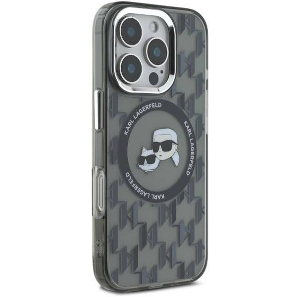 Karl Lagerfeld - IML MagSafe (KLHMP16XHMCKMHK) - iPhone 16 Pro Max - Monogram Karl&Choupette Head