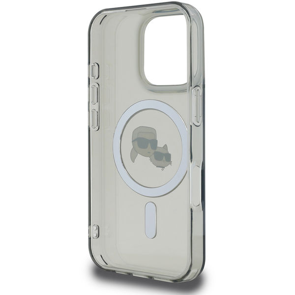 Karl Lagerfeld - IML MagSafe (KLHMP16XHLSKCK) - iPhone 16 Pro Max - Metal Karl&Choupette Head