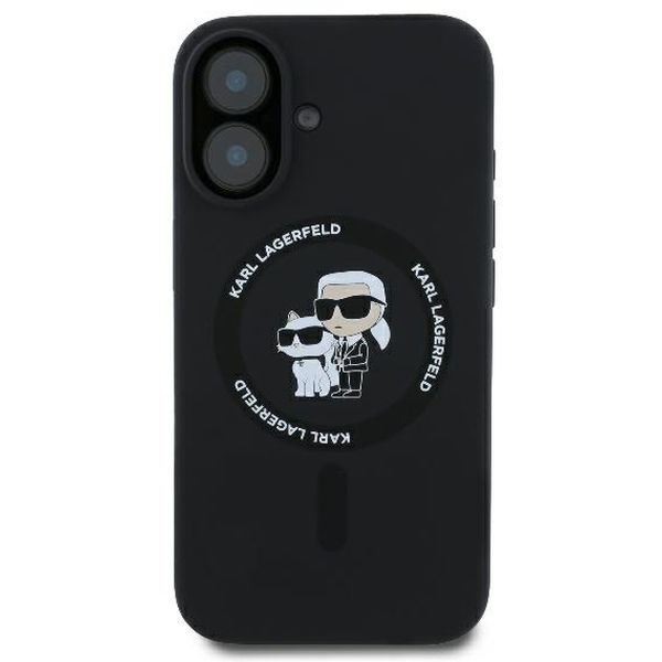Karl Lagerfeld - Silicone Ring MagSafe (KLHMP16MSCMKCRHK) - iPhone 16 Plus - Karl&Choupette