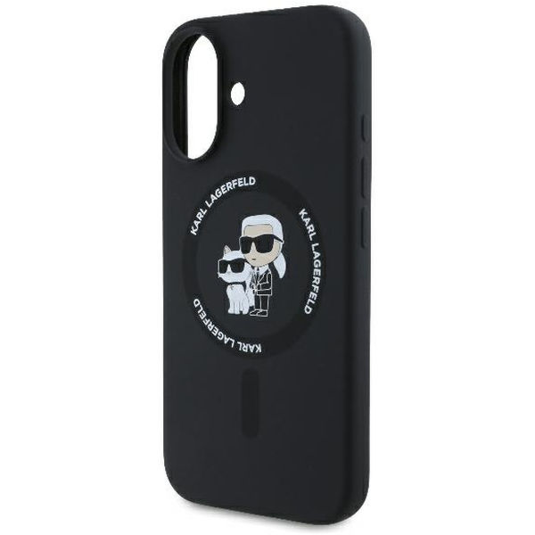 Karl Lagerfeld - Silicone Ring MagSafe (KLHMP16MSCMKCRHK) - iPhone 16 Plus - Karl&Choupette