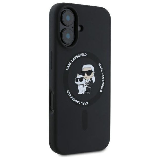 Karl Lagerfeld - Silicone Ring MagSafe (KLHMP16MSCMKCRHK) - iPhone 16 Plus - Karl&Choupette