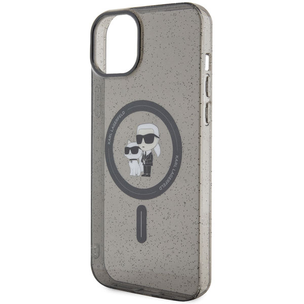 Karl Lagerfeld - Glitter MagSafe (KLHMP15MHGKCNOK) - iPhone 15 Plus - Karl&Choupette