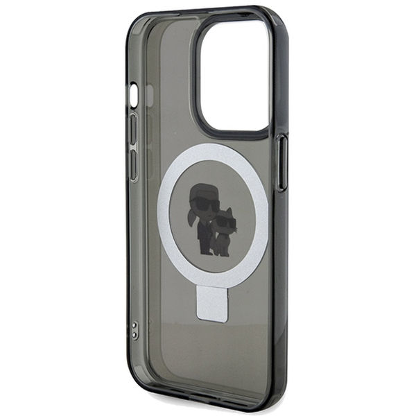 Karl Lagerfeld - Hardcase Ring Stand MagSafe (KLHMP14XHMRSKCK) - iPhone 14 Pro Max - Karl&Choupette